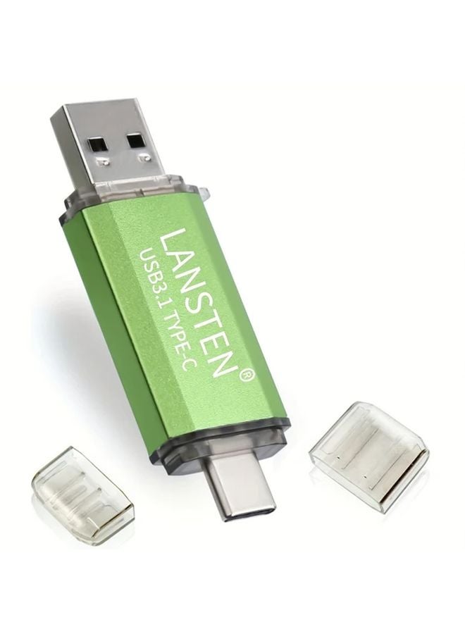 LANSTEN 64GB Type C USB Flash Drive OTG 2 In 1 Memory Stick For MacBook Android Phone - Image 1